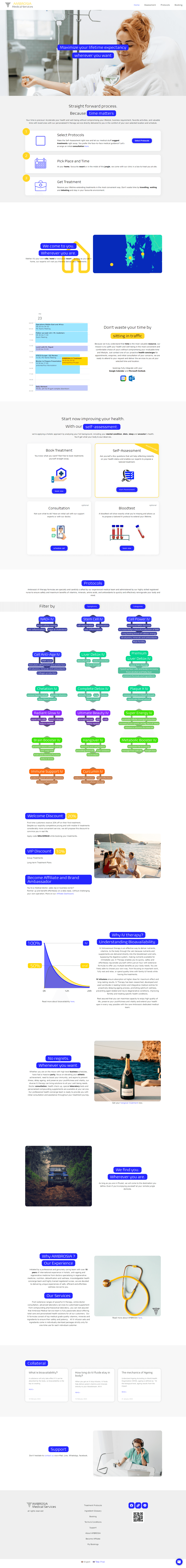 Screenshot of ambrosia.clinic